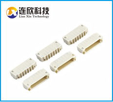 廠家定制精密條形連接器 ZIF/WAFER電子線座 0.8MM間距6P膠殼臥貼