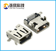 HDMI連接器MICRO HDMI插座19PIN HDMI(D TYPE)母座高清HDMI連接器