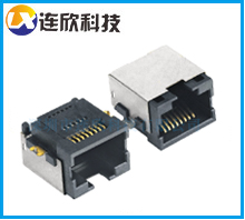 RJ45連接器網(wǎng)絡(luò)插座 網(wǎng)絡(luò)接口90度反向沉板貼板式光纖筆記本座子